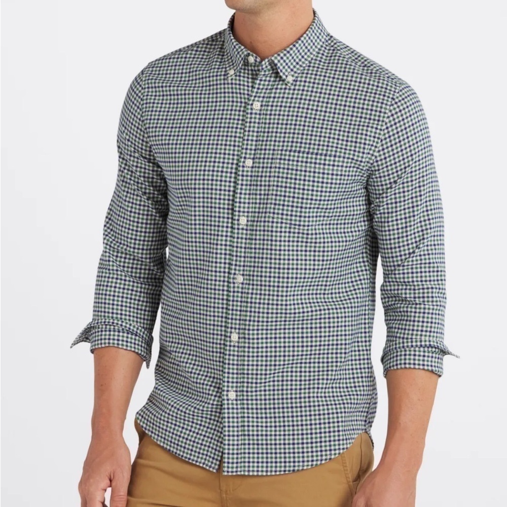 Hawker Rye Elemental Long Sleeve Oxford Shirt NWT